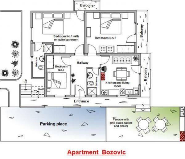 Apartment Bozovic Orebić Værelse billede